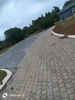 Brick paving