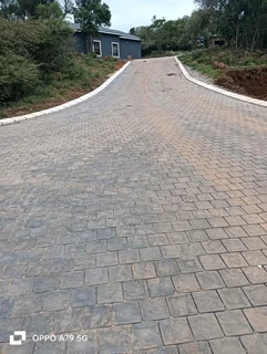 Brick paving