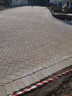 Brick paving