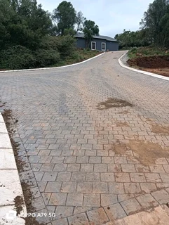 Brick paving