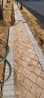 Brick paving