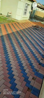 Brick paving