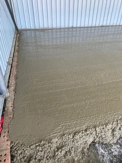 Concrete installation
