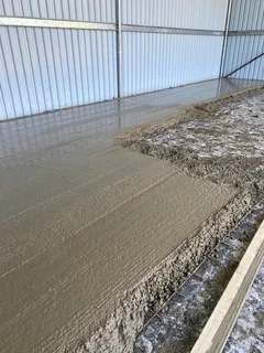 Concrete installation