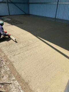 Concrete installation