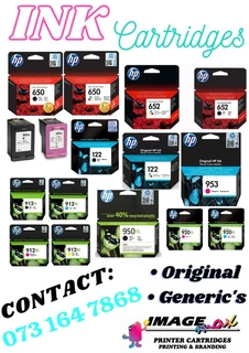 Hp ink n toner cartridges on sale