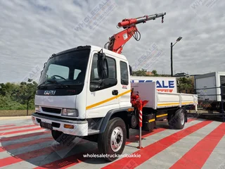 2001 Isuzu FTR800 Dropsides Crane truck