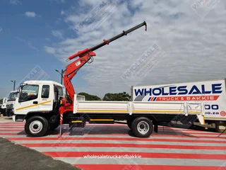2001 Isuzu FTR800 Dropsides Crane truck