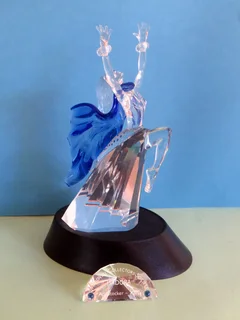 Swarovski silver crystal figurines