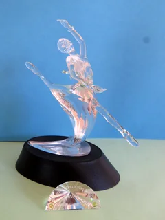 Swarovski silver crystal figurines