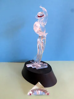 Swarovski silver crystal figurines