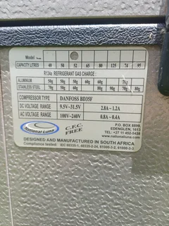 National Luna Weekender fridge freezer