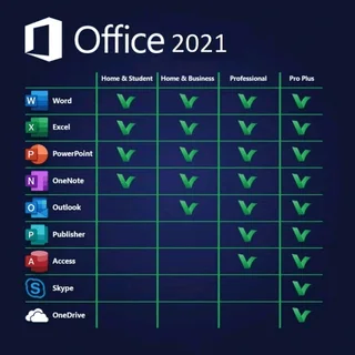  Microsoft Office 2021 Professional Plus ✔️ LIFETIME LICENSE FOR 1PC ✨ Price: R1,900 ✨