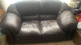 Leather couches