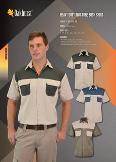 WORKING AND COTTON TWILL PIT SHIRTS