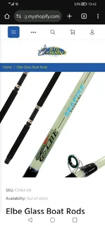 Elbe snoek  glass rod for sale R300