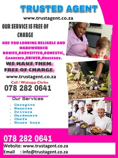 WE DO HAVE TRUSTWORHTY NANNIES and MAIDS