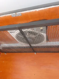 Cherry Wood Biltong Cabinet on Wheels