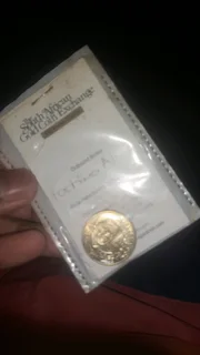 Nelson mandela pure gold coin