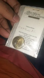 Nelson mandela pure gold coin