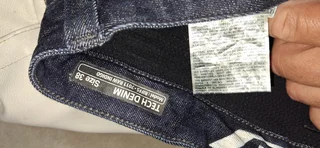 Alpinestars Riffs Raw Indigo size 38 Tech Denim with kevlar and armor inserts for sale.