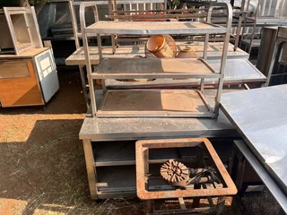 Stainless steel kitchen table, sinks, gas bunkers, chimneys and canopy’s e.t.c