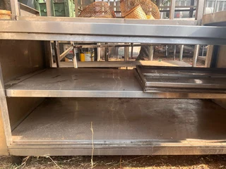 Stainless steel kitchen table, sinks, gas bunkers, chimneys and canopy’s e.t.c