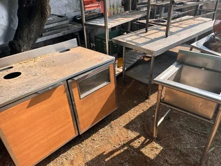 Stainless steel kitchen table, sinks, gas bunkers, chimneys and canopy’s e.t.c