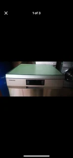 Samsung silver dishwasher.