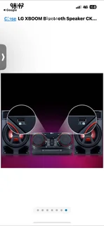 LG XBOOM Bluetooth Speaker CK43 - 300W Speaker Hi-Fi Stereo Speakers System