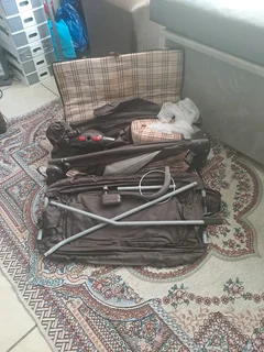 CHELINO Musical Baby Camp Cot with free Mosquito net