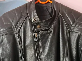 Biker leather jacket