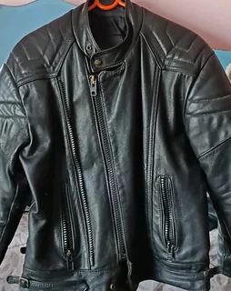 Biker leather jacket