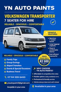 Private Tour Bus for Hire!!   2024 Volkswagen Kombi MPV/Bus