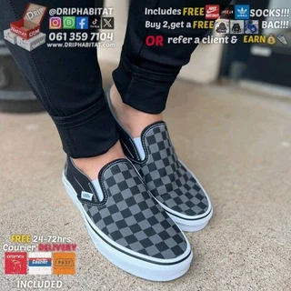 vans slip-on checkerboard