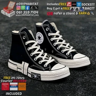 chuck 70 rubber patchwork hi