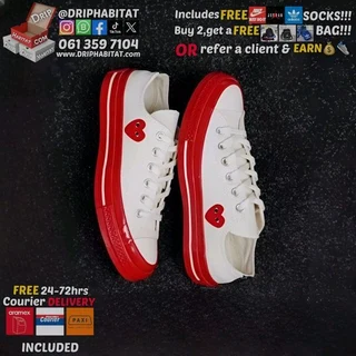 cdg play x chuck 70 3 colour low