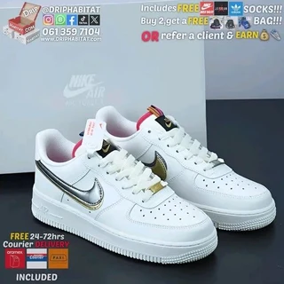 nike air force 1 double swoosh