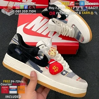Nike air force 1 money bag santa