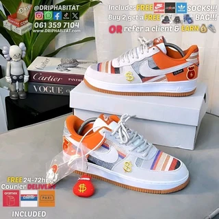 Nike air force 1 money bag santa