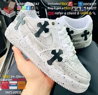 chrome hearts x Nike air force 1