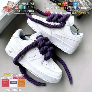 nike air force 1 thick laces