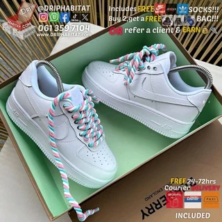 nike air force 1 thick laces