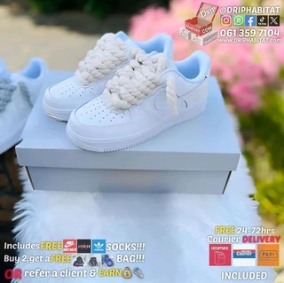 nike air force 1 thick laces