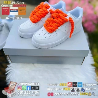 nike air force 1 thick laces