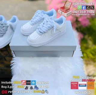 nike air force 1 thick laces