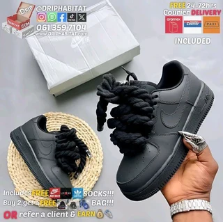 nike air force 1 thick laces