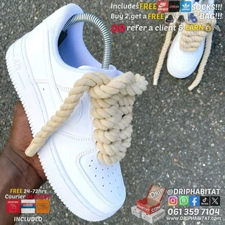 nike air force 1 thick laces