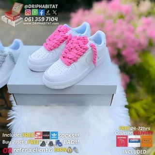 nike air force 1 thick laces