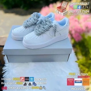 nike air force 1 thick laces